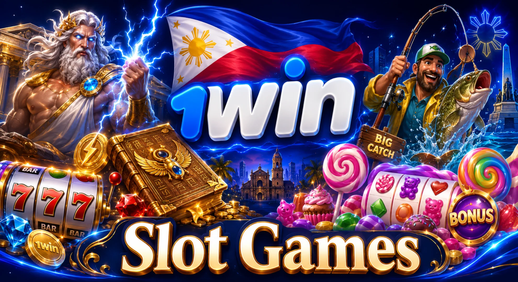 play 1win slot games