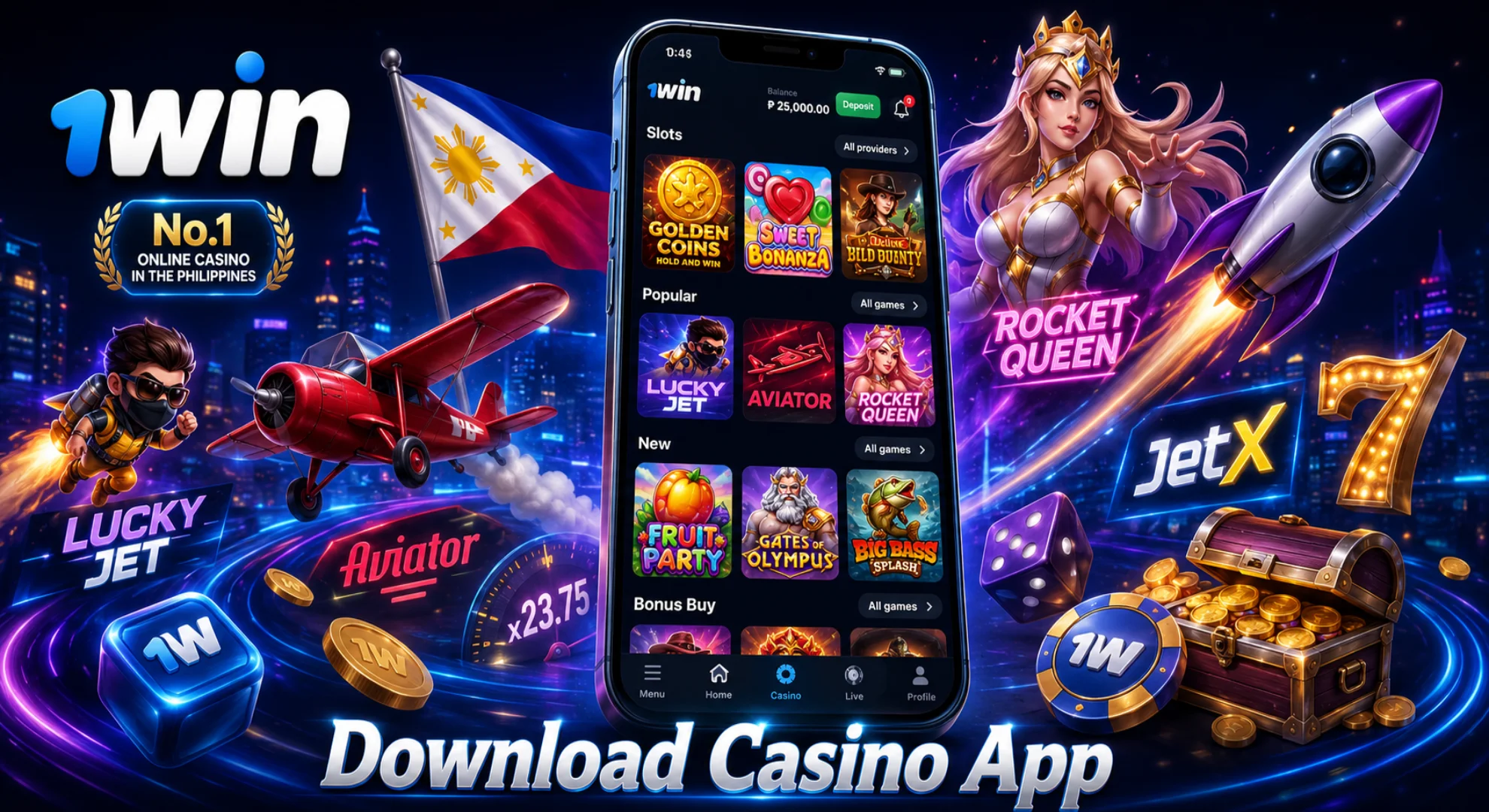 download 1win casino app