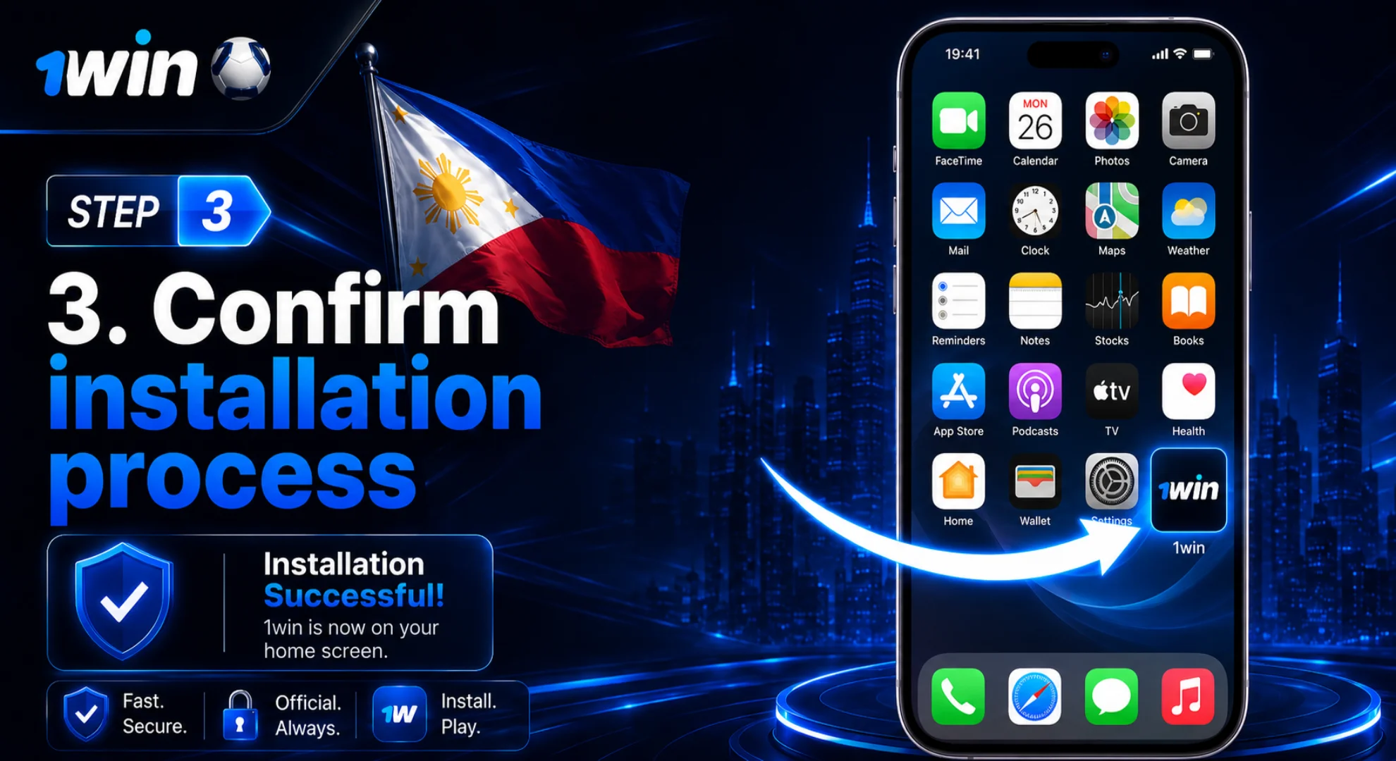 confirm installation process